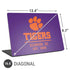 Clemson University Tigers Est 1889 Universal Laptop 16.6in (13.4 x 9.7in) Skin